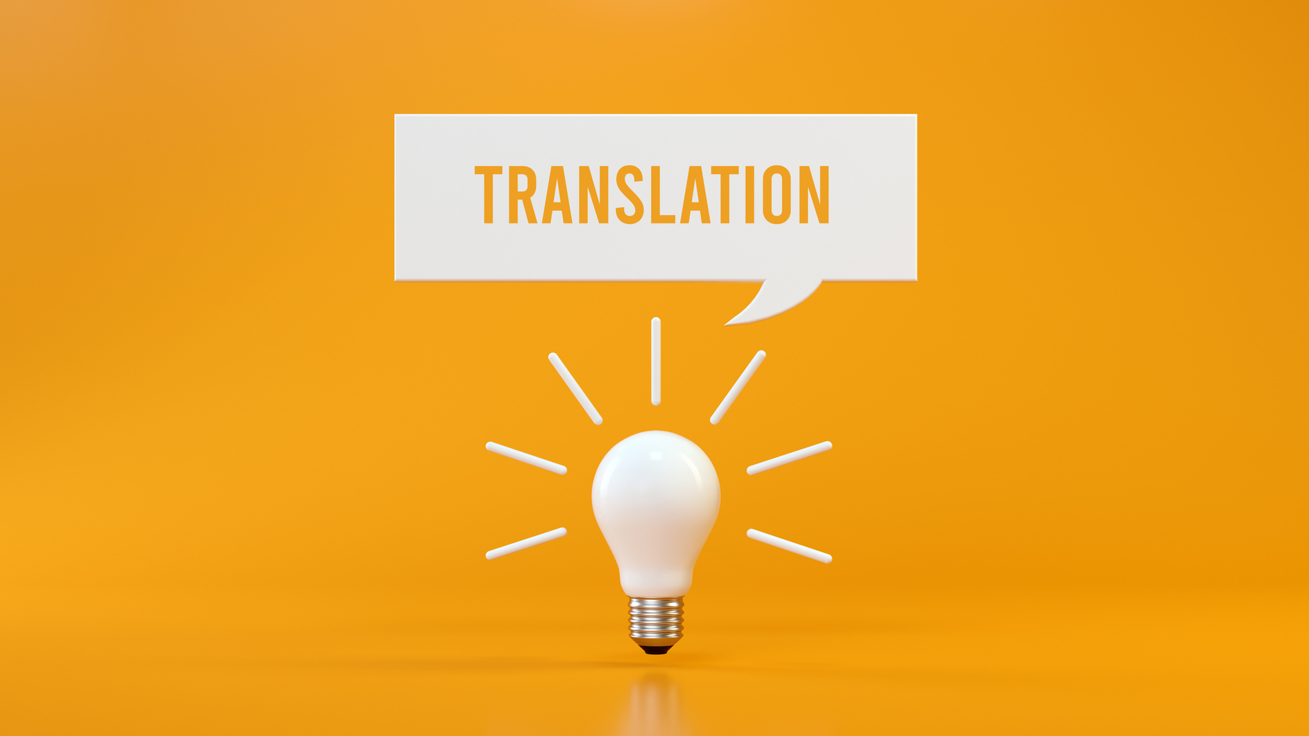TRANSLATION - LIGHT BULB CONCEPT